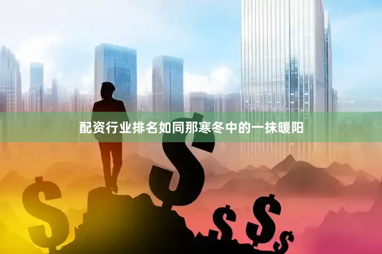 配资行业排名如同那寒冬中的一抹暖阳