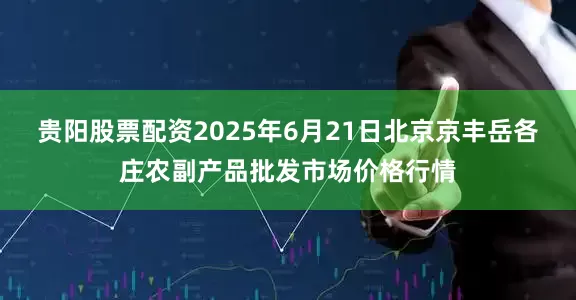 贵阳股票配资2025年6月21日北京京丰岳各庄农副产品批发市场价格行情